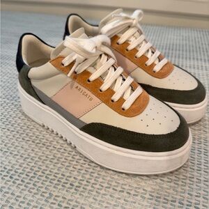 Axel Arigato Multicolor Sneakers - White, Pink, Tan, Green